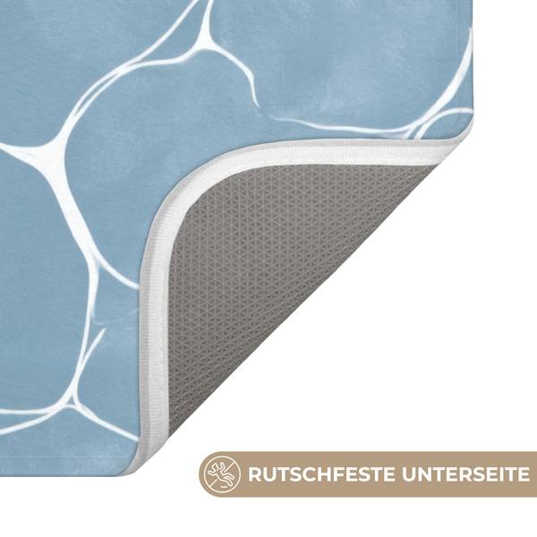 BADEMATTE Wasser 60 x 90 cm - Durchmesser: 96 cm