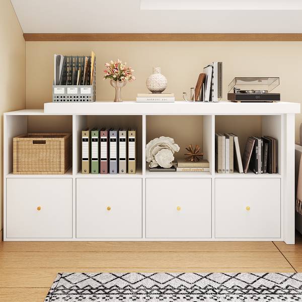 Hoekbureau CHANGLucy wit - plaatmateriaal op houtbasis - 140 x 78 x 120 cm