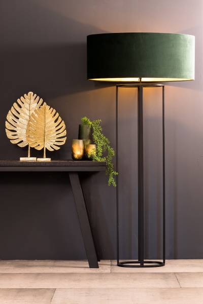 Stehleuchte MYLO Schwarz - Metall - 19 x 145 x 36 cm