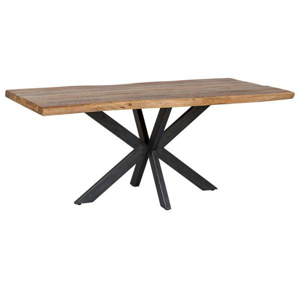 Esstisch 8434523366046 Braun - Massivholz - 180 x 76 x 90 cm