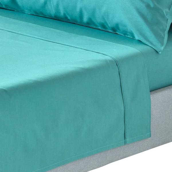 Laken 200TC turquoise - 230 x 255 cm