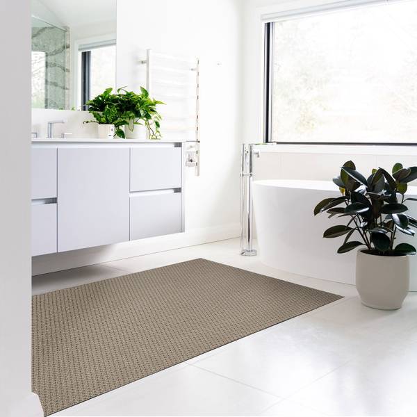 Vinyl-Badteppich Pavia Braun - 50 x 60 cm