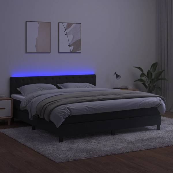 Boxspringbett 3017268-21 Schwarz - Breite: 180 cm