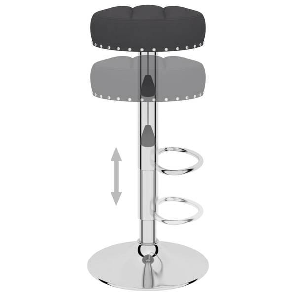 Barhocker KENTR (2er-Set) Schwarz
