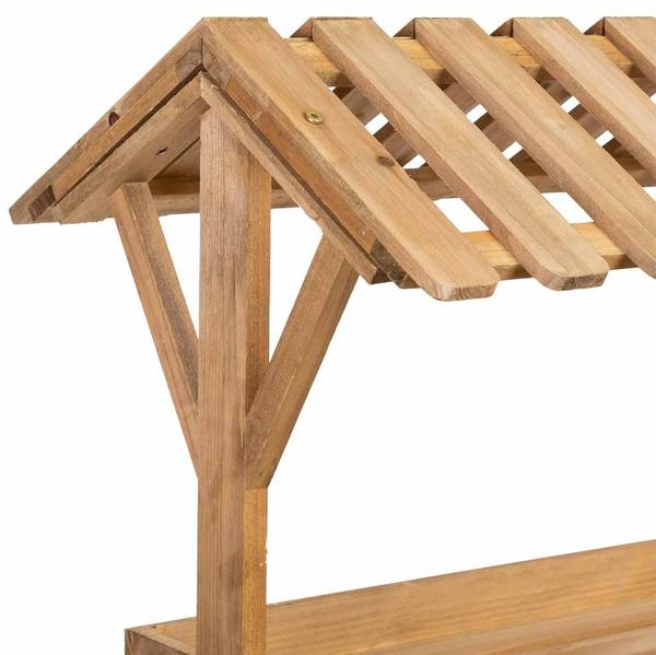 Display-Wagen 4523996724 Braun - Massivholz - 47 x 137 x 47 cm