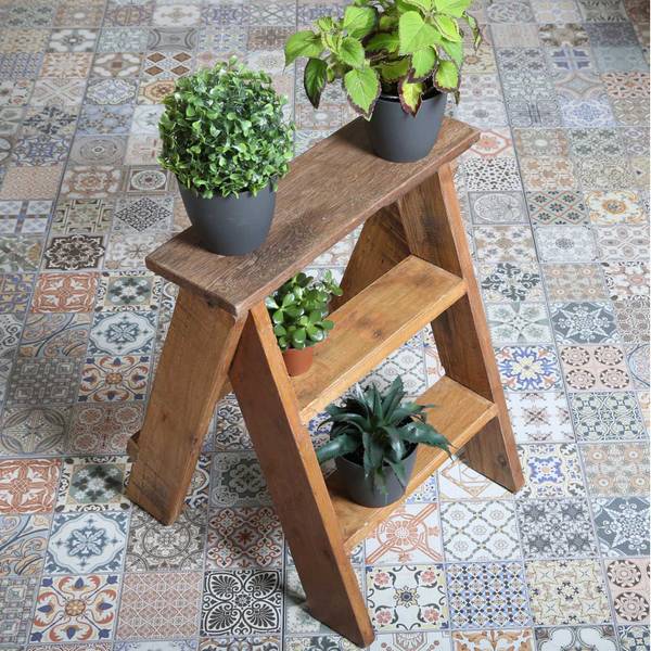 Pflanzenregal Romano Braun - Massivholz - 45 x 53 x 43 cm