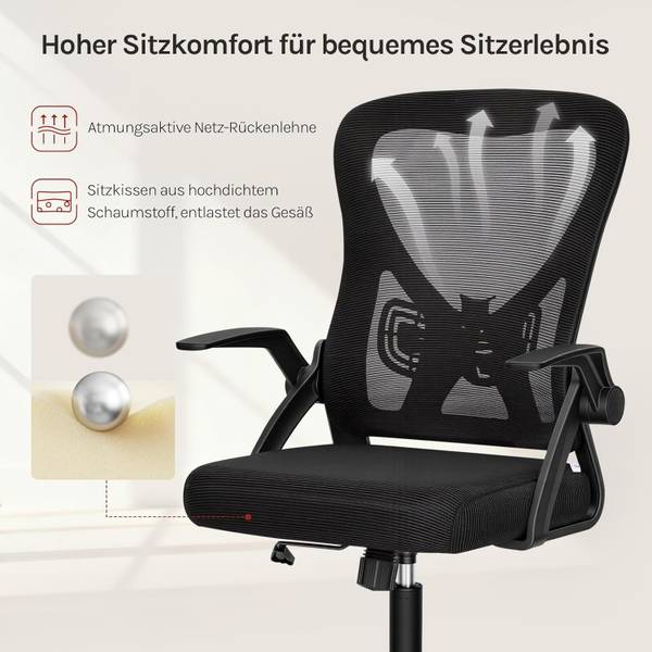 Bürostuhl BSM1 Schwarz