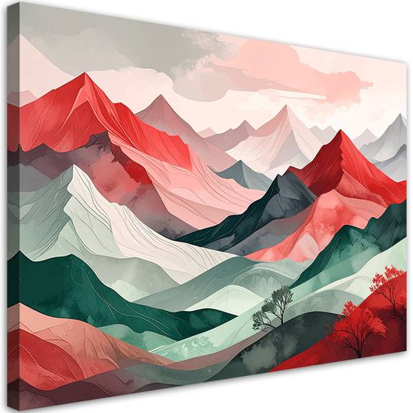 Wandbild Berge 100 x 70 cm