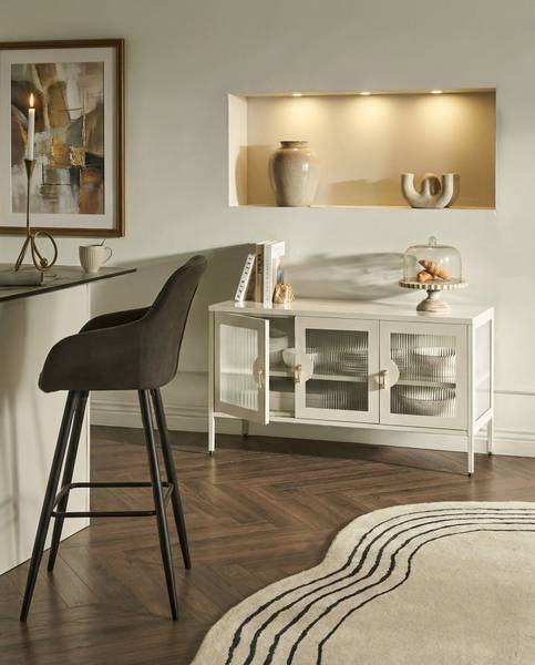 Kantoorkast GLEORA beige - 120 x 65 x 40 cm