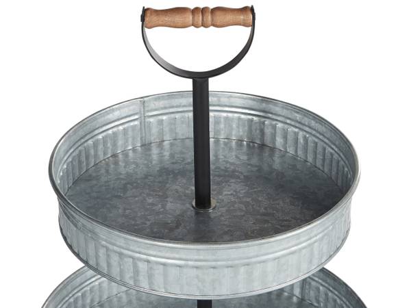 Serviergeschirr KOUIGN Schwarz - Braun - Silber - Metall - 38 x 50 x 38 cm