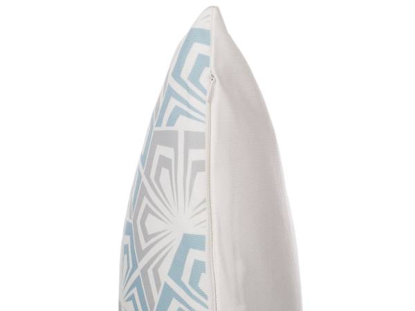 Dekokissen PRIMROSE 2-tlg Blau - Grau - Weiß - Textil - 45 x 12 x 45 cm