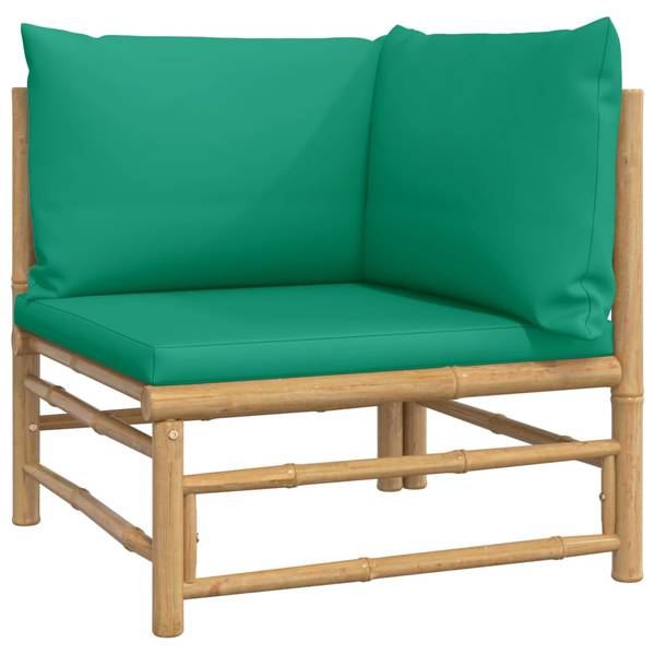 Loungeset 3028491-19 set van 7 bruin - groen
