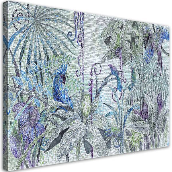 Canvas schilderij Jungle 100 x 70 cm