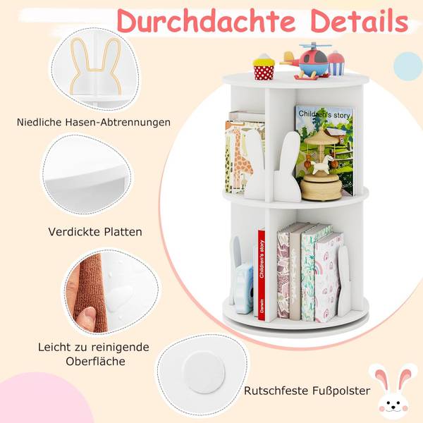 Bücherregal FB32584ITDE Weiß
