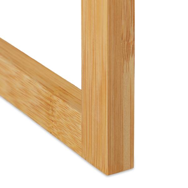 Keukenrek aanrecht van bamboe bruin - bamboe - 25 x 14 x 25 cm