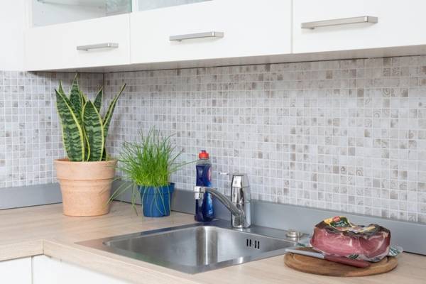 Mosaikfliesen LB 106 Grau - Keramik - 30 x 30 x 30 cm
