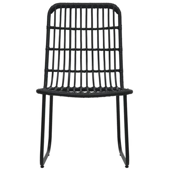 Garten-Essgruppe 3012986-4 (7-teilig) Schwarz - Polyethylen - 80 x 74 x 150 cm