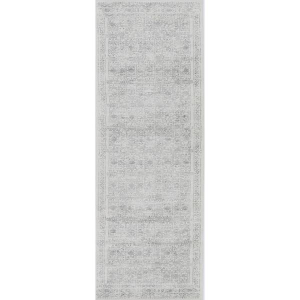 Kurzflorteppich OTTAWA Grau - Polypropylen - 80 x 2 x 220 cm