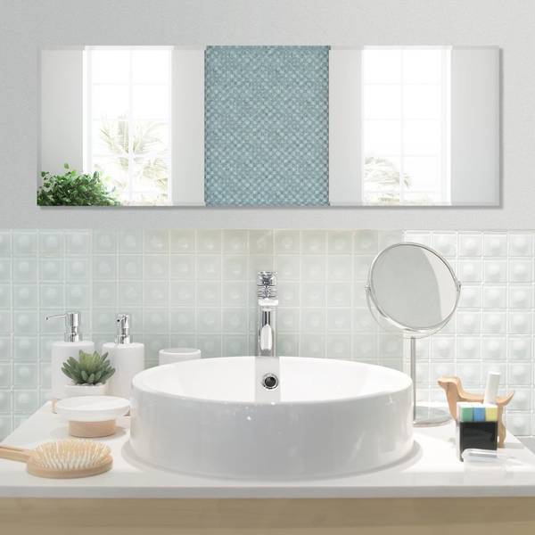 wandspiegel VH32836NL zilver - glas - 1 x 110 x 38 cm