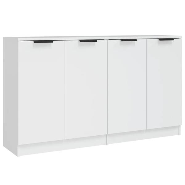Sideboard 3015623 2er Set Weiß - Holzwerkstoff - 60 x 70 x 30 cm