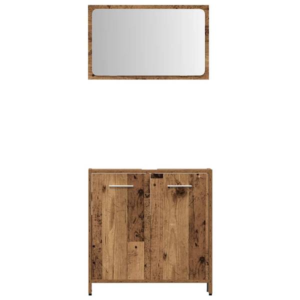 Badmöbel 3003922_de1 3er Set Braun