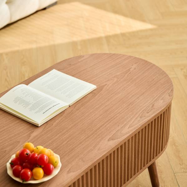 Couchtisch LOTTA Braun - Massivholz - 100 x 41 x 48 cm