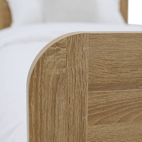 Lit senior 2409 Largeur : 98 cm - Avec tête de lit - Sans sommier - Marron