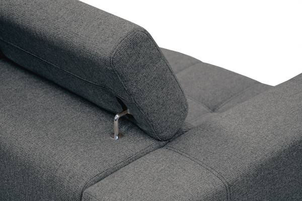 Sofa 3-Sitzer QUARTZ Dunkelgrau