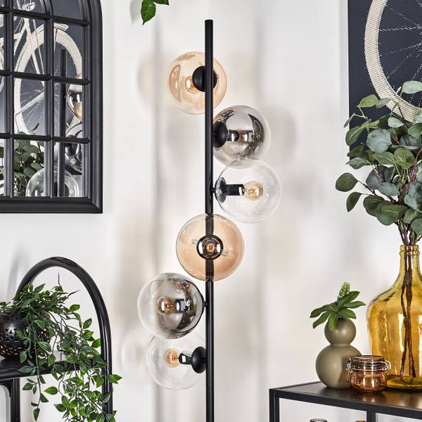 Stehlampe Fossobiubo Braun - Grau - Metall - 40 x 160 x 85 cm