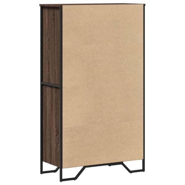 Highboard DE8816 Braun - Holzwerkstoff - 80 x 138 x 36 cm