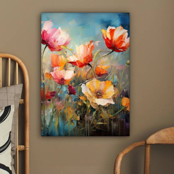 LEINWANDBILD Blumen 60 x 80 cm