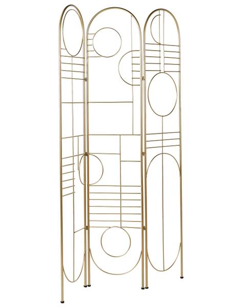Kleiderständer TURANIA Gold - Bambus - 100 x 170 x 1 cm