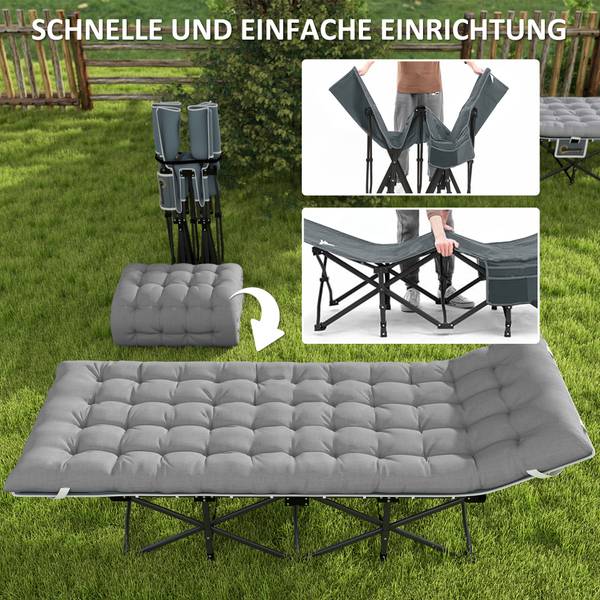 Campingbett A20-515V00LG Hellgrau