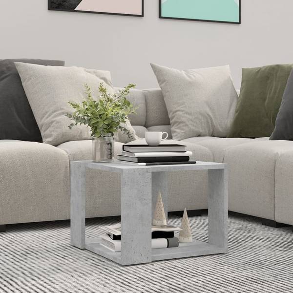Couchtisch D688 Steingrau - 40 x 40 cm