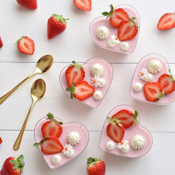 Dessertbecher 12er Set SET122 Kunststoff - 9 x 4 x 9 cm