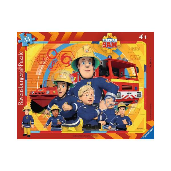 Puzzle Feuerwehrmann Sam Papier - 12 x 8 x 12 cm