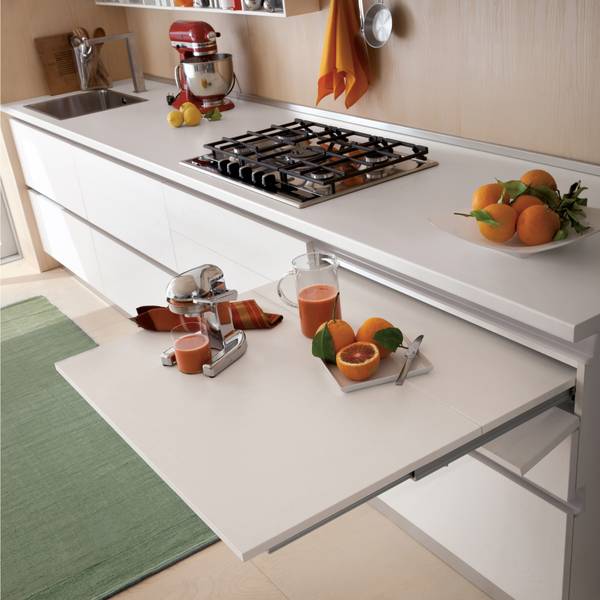 Tischausziehführung Coktail Grau - Metall - 120 x 11 x 75 cm