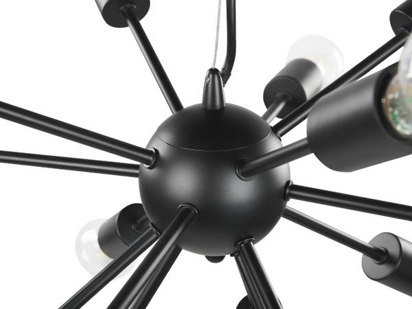Pendelleuchten BALAGAS Schwarz - Metall - 52 x 115 x 52 cm