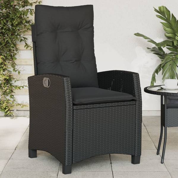 Chaise de jardin inclinable 3033097-1 Noir