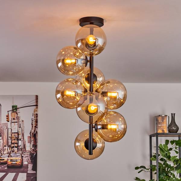 Deckenleuchte Fossobiubo Dunkelorange - 70 x 50 x 70 cm