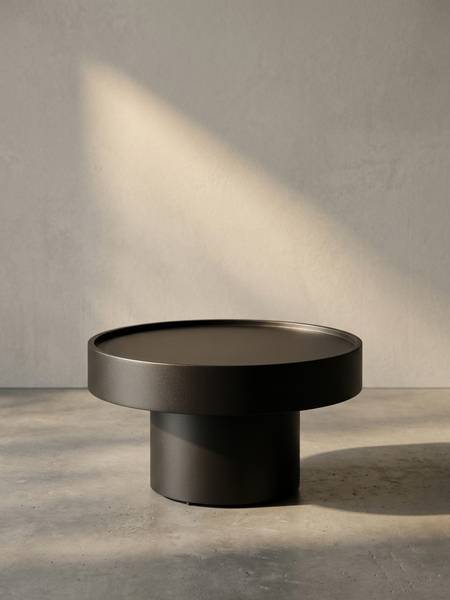 Couchtisch SETUBAL Schwarz - Eisen - 60 x 36 x 60 cm