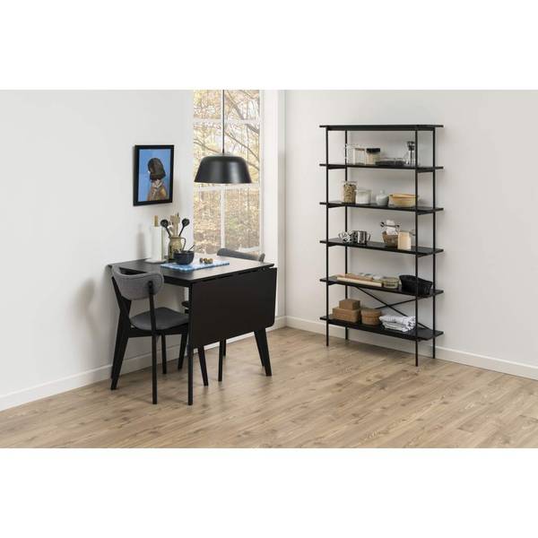 Chaise de salle à manger Roxby lot de 2 Gris - Textile - 45 x 80 x 55 cm