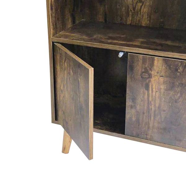 Regal JUNZIS18 Braun - Holzverbundwerkstoff - 60 x 120 x 30 cm
