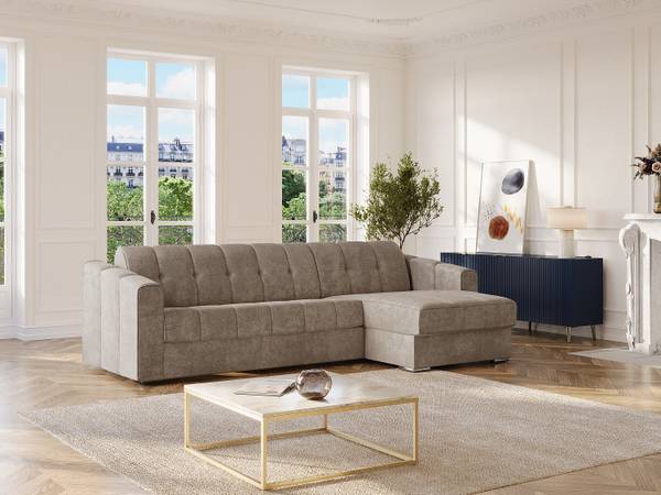 Schlafsofa DARIELO Taupe
