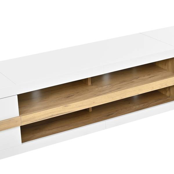 TV-Lowboard Eirene Ⅰ Weiß - Holzwerkstoff - 200 x 38 x 40 cm