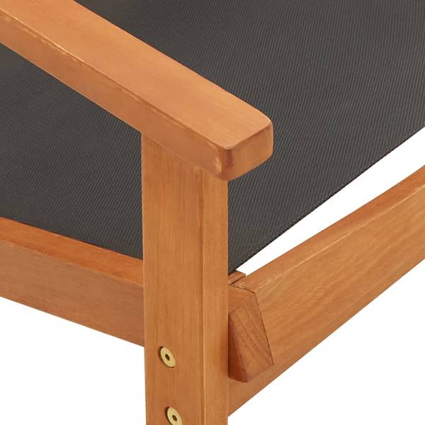 Gartenstuhl 48700 Schwarz - Textil - 92 x 83 x 64 cm