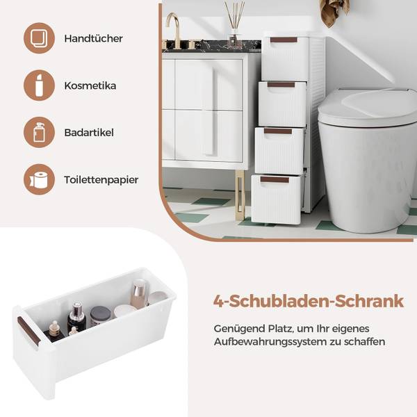 Nischenschrank VH33616ITDE Weiß - 19 x 74 x 42 cm