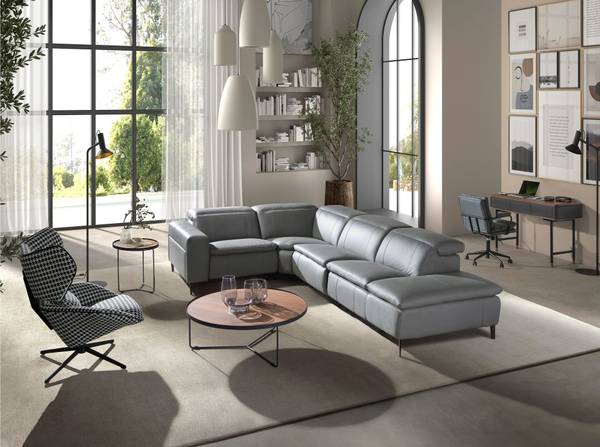 Fauteuil 5142 Noir - Blanc - Tissé à plat - Polyester - Tissu - 85 x 98 x 95 cm