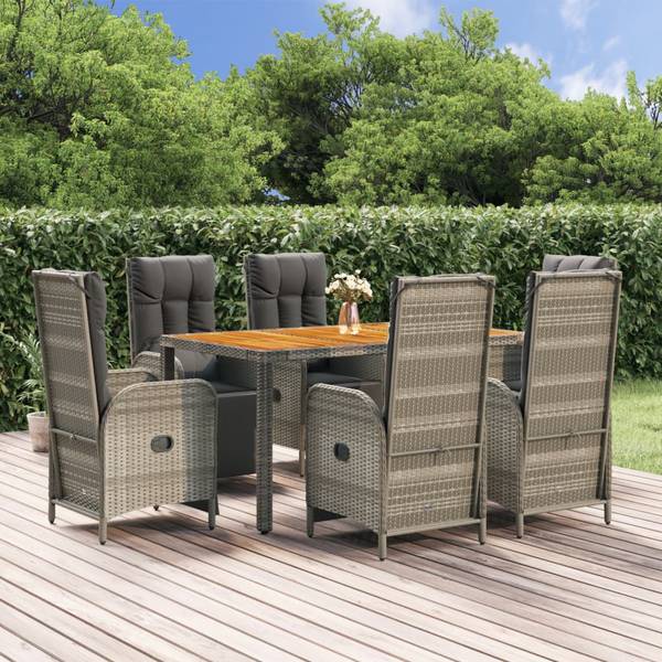 Garten Essgruppe 3029227-4 (7-teilig) 6er Set