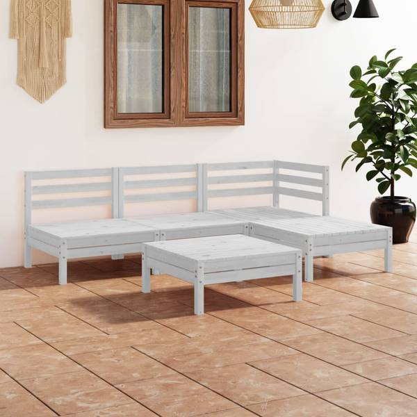 Mobilier de jardin 3010501 (lot de 5) Blanc